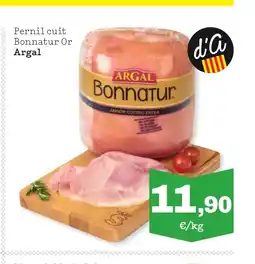 Sorli ARGAL Pernil cuit Bonnatur Or oferta