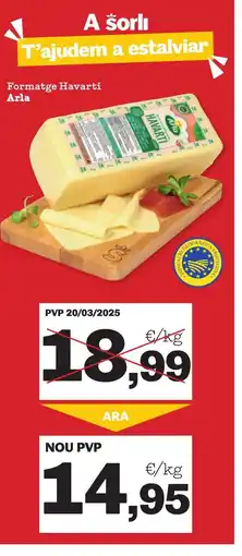 Sorli ARLA Formatge Havarti oferta