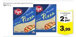 Sorli TGT Mozzarella ratllada especial pizza oferta