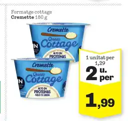 Sorli CREMETTE Formatge cottage oferta