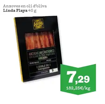 Sorli LINDA PLAYA Anxoves en oli d'oliva oferta