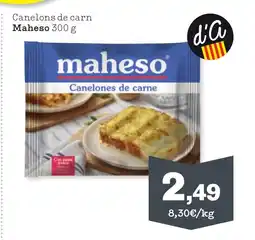 Sorli MAHESO Canelons de carn oferta
