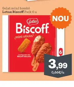 Sorli LOTUS BISCOFF Gelat mini bombó oferta