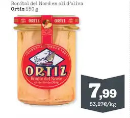 Sorli ORTIZ Bonítol del Nord en oli d'oliva oferta