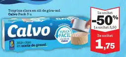 Sorli CALVO Tonyina clara en oli de gira-sol oferta