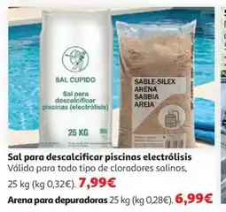 Alcampo Sal para descalcificar piscinas electrólisis oferta
