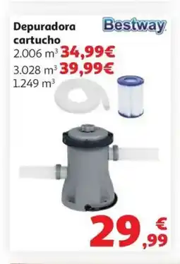 Alcampo BESTWAY Depuradora cartucho oferta