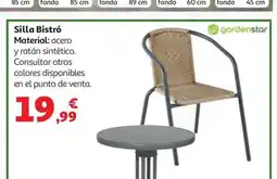 Alcampo GARDENSTAR Silla Bistró oferta