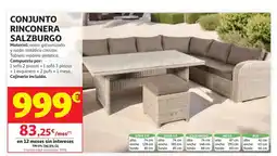 Alcampo Conjunto rinconera salzburgo oferta