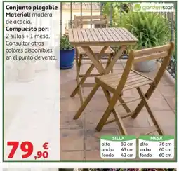 Alcampo Conjunto plegable oferta
