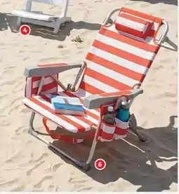 Alcampo Silla respaldo bajo 80 cm multiposiciones con reposacabezas y nevera oferta
