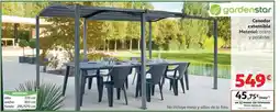 Alcampo GARDENSTAR Cenador extensible oferta