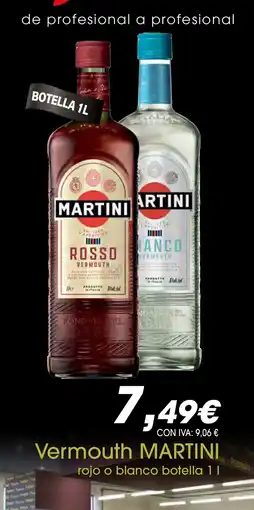 Cash Ifa MARTINI Vermouth rojo o blanco oferta