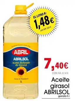 Cash Ifa ABRILSOL Aceite girasol garrafa oferta
