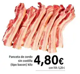 Cash Ifa Panceta de cerdo sin costilla (tipo bacon) oferta