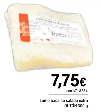 Cash Ifa OUTÓN Lomo bacalao salado extra oferta