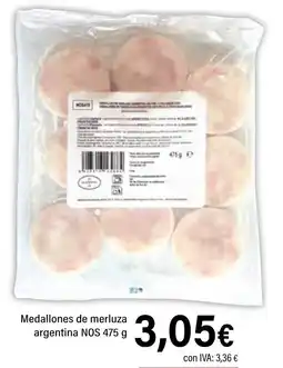 Cash Ifa NOS Medallones de merluza argentina oferta
