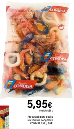 Cash Ifa CONDISA Preparado para paella sin verdura congelado oferta