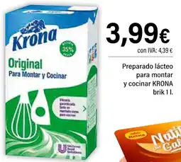 Cash Ifa KRONA Preparado lácteo para montar y cocinar oferta