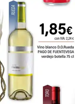 Cash Ifa PAGO DE FUENTEVEGA Vino blanco D.O.Rueda verdejo oferta