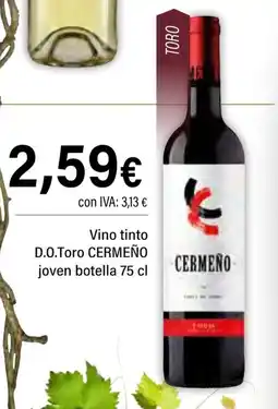 Cash Ifa CERMEÑO Vino tinto D.O.Toro joven oferta