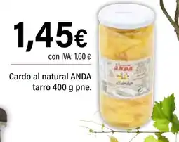 Cash Ifa ANDA Cardo al natural tarro oferta