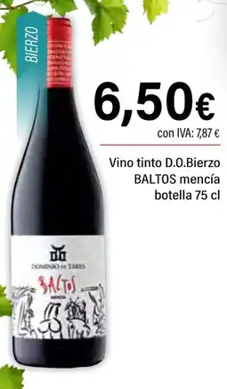 Cash Ifa BALTOS Vino tinto D.O.Bierzo mencía oferta