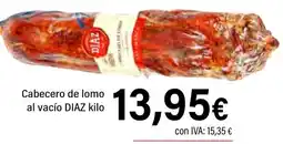 Cash Ifa DIAZ Cabecero de lomo al vacío oferta