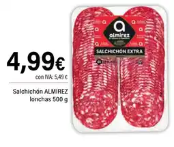 Cash Ifa ALMIREZ Salchichón lonchas oferta