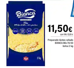 Cash Ifa BIANCA Preparado lácteo rallado Mix 70/30 oferta