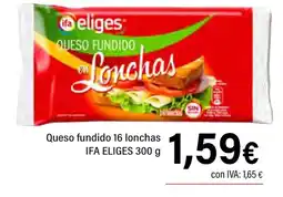 Cash Ifa IFA ELIGES Queso fundido 16 lonchas oferta