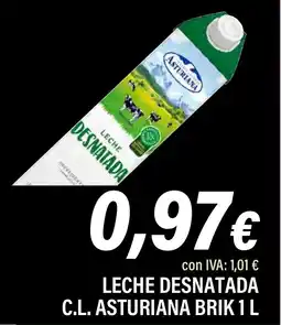 Cash Ifa ASTURIANA Leche desnatada c.l. oferta