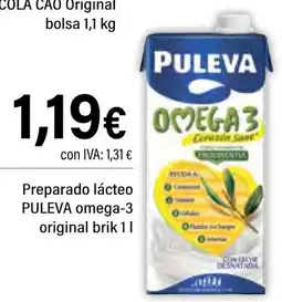 Cash Ifa PULEVA Preparado lácteo omega-3 original oferta