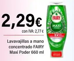Cash Ifa FAIRY Lavavajillas a mano concentrado Maxi Poder oferta