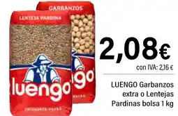 Cash Ifa LUENGO Garbanzos extra o Lentejas Pardinas oferta