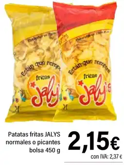 Cash Ifa JALYS Patatas fritas normales o picantes oferta
