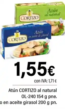 Cash Ifa CORTIZO Atún al natural OL-240 oferta