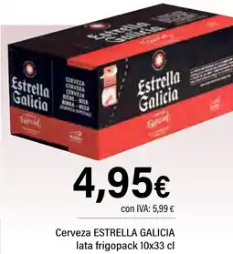 Cash Ifa ESTRELLA GALICIA Cerveza lata frigopack oferta