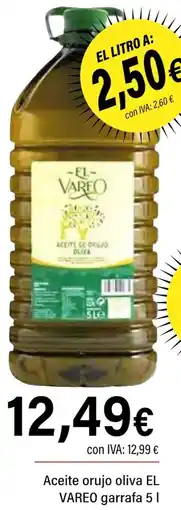 Cash Ifa EL VAREO Aceite orujo oliva garrafa oferta