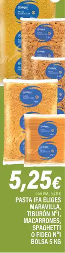 Cash Ifa IFA ELIGES Pasta maravilla, tiburón nº1, macarrones, spaghetti o fideo nº1 oferta