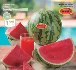 Supermercados Plaza Jasper - sandía rayada oferta