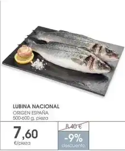 Supermercados Plaza Origen - lubina nacional oferta