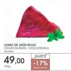 Supermercados Plaza Origen - lomo de atún rojo oferta