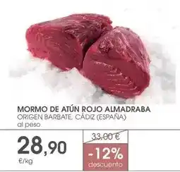 Supermercados Plaza Origen - mormo de atún rojo almadraba oferta
