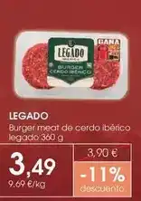 Supermercados Plaza Legado - burger meat de cerdo iberico oferta