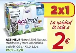 Alsara Supermercados Actimel - natural oferta