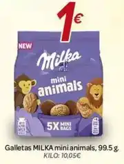 Alsara Supermercados Milka - galletas minianimals oferta
