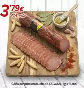 Alsara Supermercados Esgosa - caña de lomo embuchado oferta