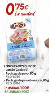 Alsara Supermercados Elpozo - loncheados oferta