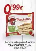 Alsara Supermercados Tranchettes - lonchas de queso fundido oferta